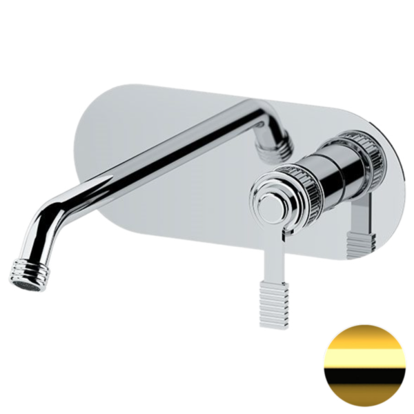 Смеситель для раковины Remer Atelier AL15LWBDO, золото глянцевое