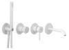 Смеситель для ванны Remer X Style X96S03ROXXBO, белый матовый