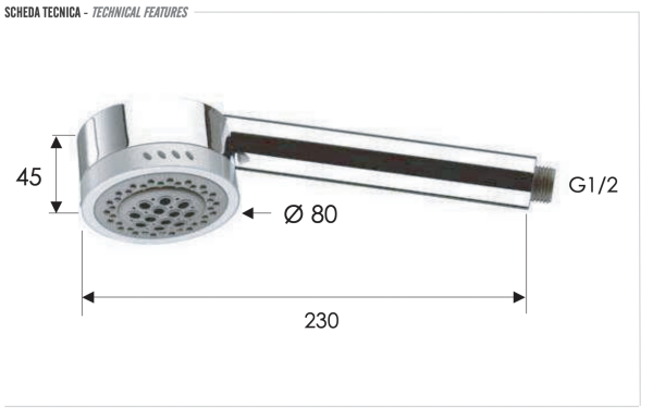 Ручной душ Remer 321HGX