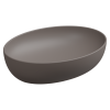 Раковина накладная 55x42 см GSG Ceramic Design Easy EALAVOV55029, Tortora Matt