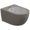 Биде подвесное биколор с донным клапаном и креплением GSG Ceramic Design Like RULKBISOBI000/030FIPI, White/Cashmere Matt