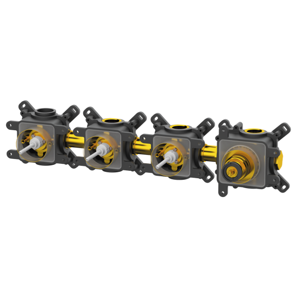 Скрытая часть на 3 выхода Remer Thermoset RRBOX99D3P