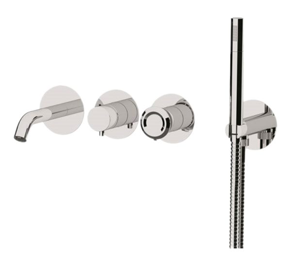 Смеситель для ванны Remer Element ET53D2PWB