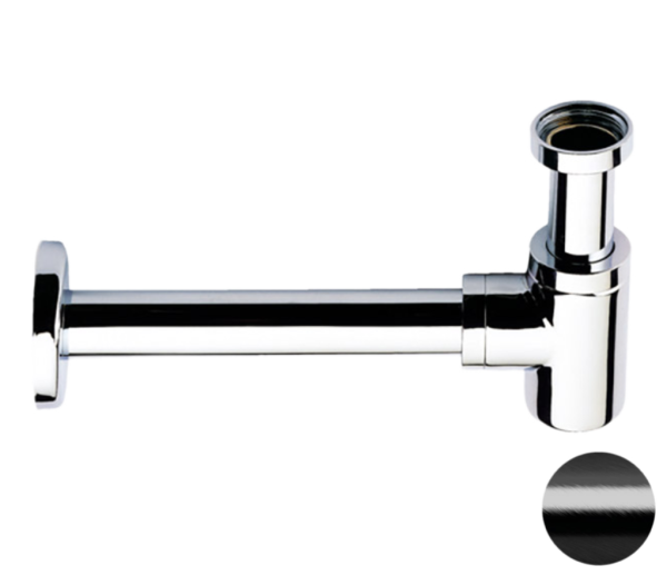 Сифон 1”1/4 Remer 958BCFP, черный брашированный хром