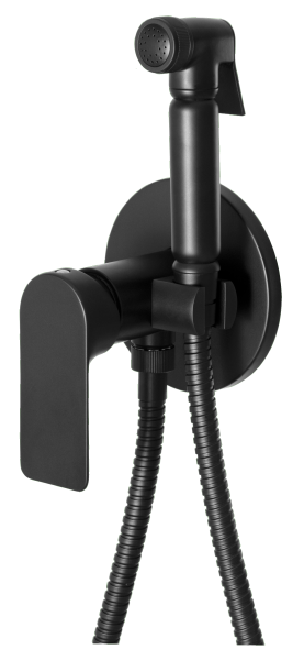 Гигиенический душ со смесителем Remer Infinity I65NO, черный матовый