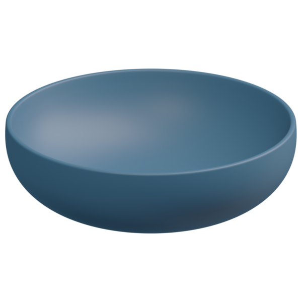 Раковина накладная 45 см GSG Ceramic Design Easy EALAVRO45027, Denim Matt