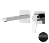 Смеситель для раковины Remer Slash SL15PLNO, черный матовый
