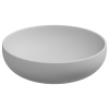 Раковина накладная 45 см GSG Ceramic Design Easy EALAVRO45001, белый матовый