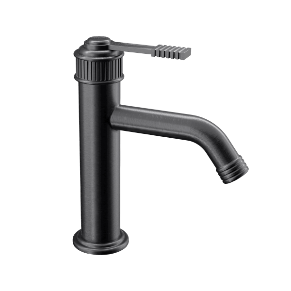 Смеситель для раковины Remer Atelier AL12CFP, черный брашированный хром