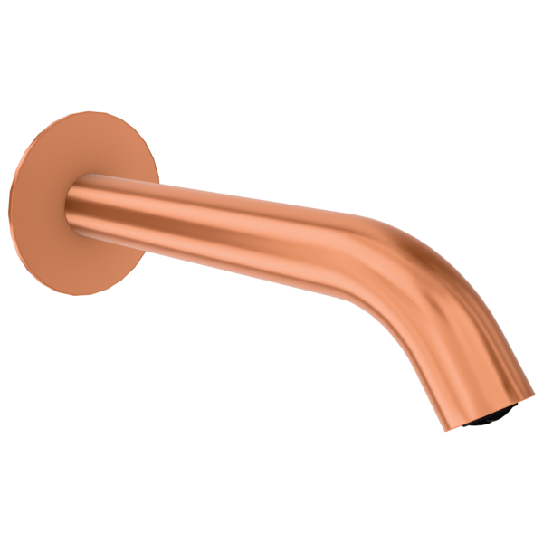 Излив настенный 16 см Remer X Style 91X70RP, медь брашированная