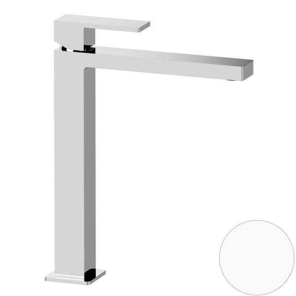 Смеситель для раковины Mariani Rebel A37398RE12, белый матовый