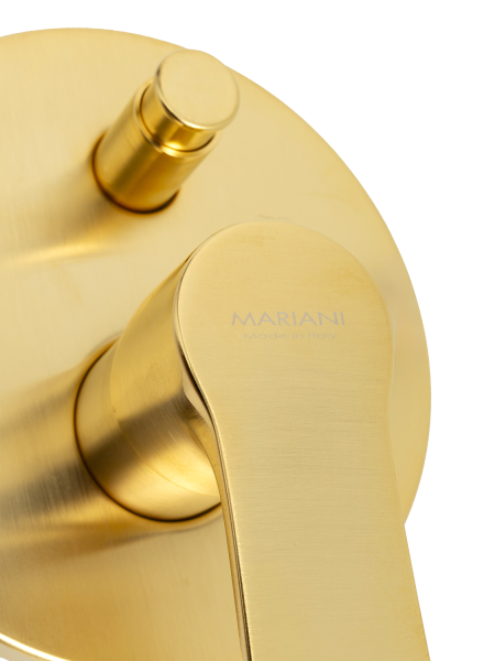 Смеситель для душа Mariani Kali B22173KL, золото брашированное