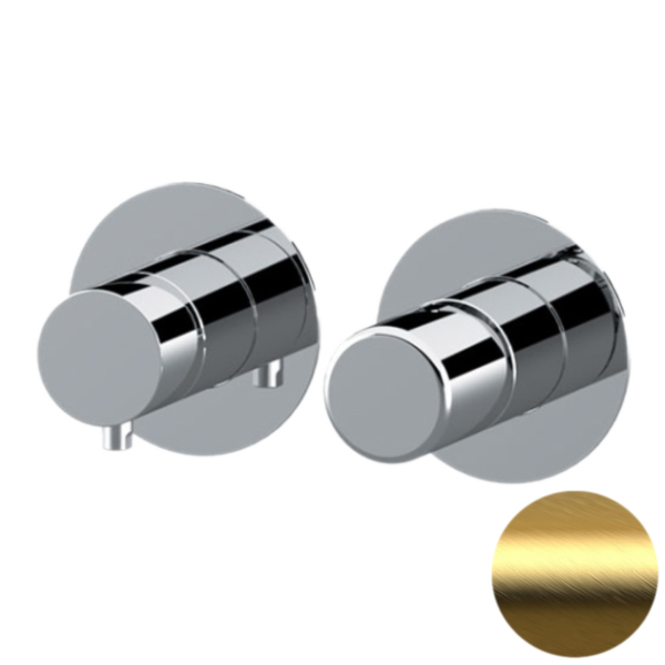 Смеситель для душа Daniel Trilogy TG625D3DP, золото брашированное
