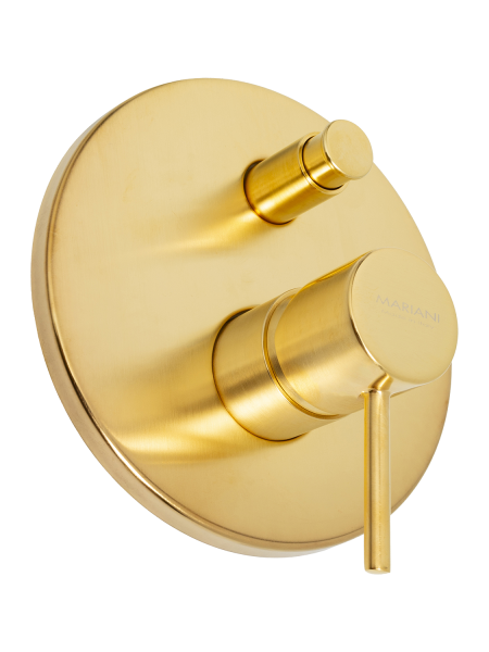 Смеситель для душа Mariani Next B22173NS, золото брашированное