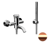 Смеситель для ванны Remer Element ET02RP, медь брашированная