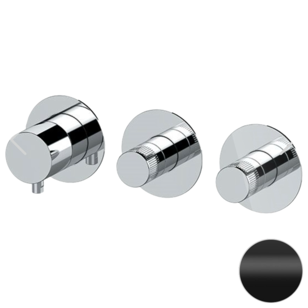 Смеситель для душа Remer X Style N98D2PWBNO, черный матовый