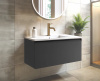 Тумба для раковины с 1 ящиком 100 см Onsen Fusion 78-BP-100-K1-M98, антрацит