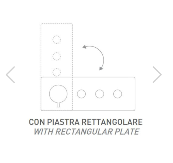 Смеситель для душа Remer X Style N98D4PWBRP, медь брашированная