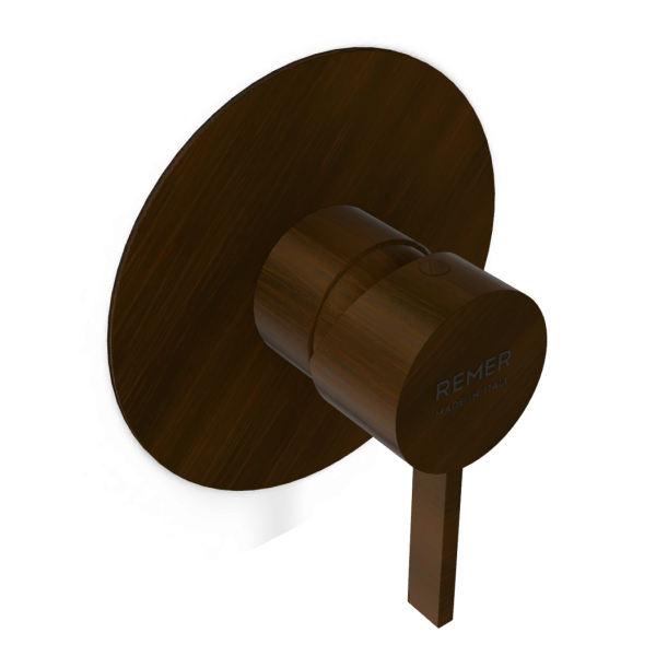 Смеситель для душа Remer Metrica MC30LBR, бронза масляная