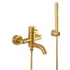 Смеситель для ванны Daniel Tokyo TK610DP, золото брашированное