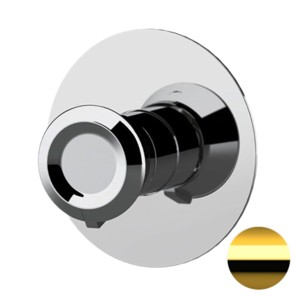 Смеситель для душа Remer Element ET30LDO, золото глянцевое