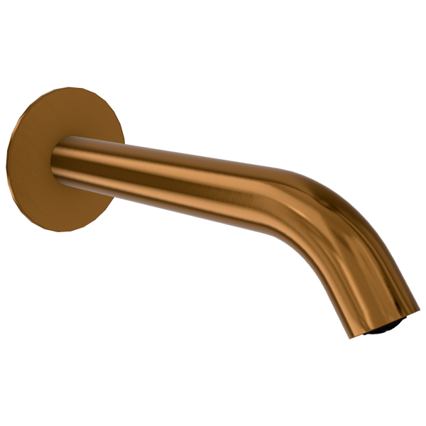 Излив настенный 16 см Remer X Style 91X70CU, медь брашированная PVD