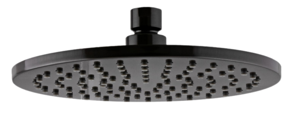 Верхний душ 20 см с шарнирным соединением Remer 359MM20CFPX, черный брашированный хром