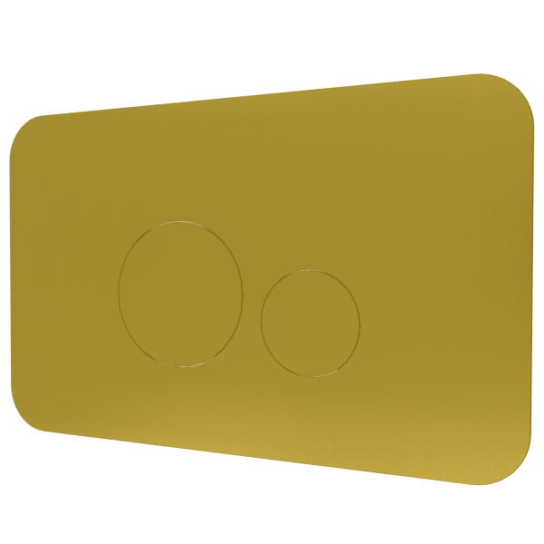 Кнопка смыва Remer RB810HS, латунь брашированная PVD