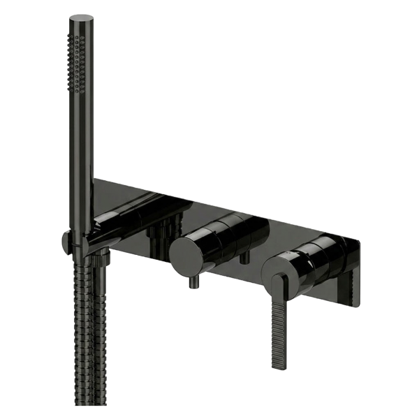 Смеситель для душа Daniel Regency RN712D2PWBCF, черный хром