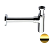 Сифон 1”1/4 Remer 958LDO, золото глянцевое