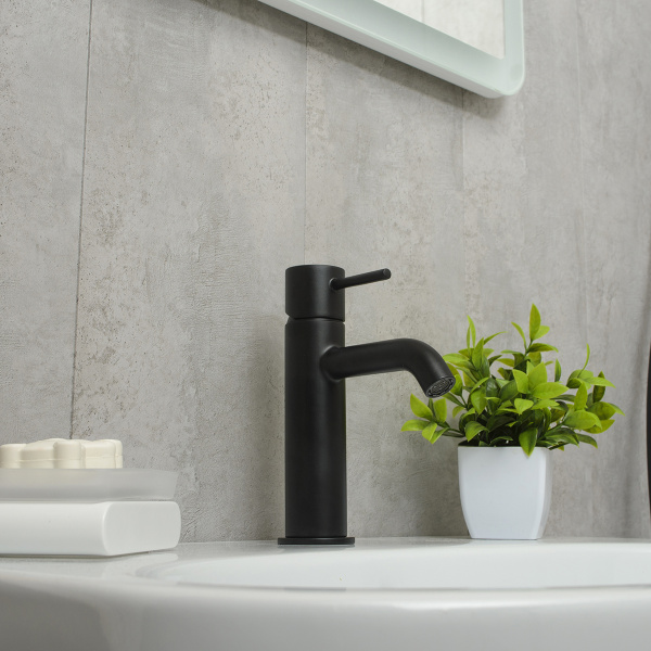 Смеситель для раковины Mariani Next A14380NS12, черный матовый