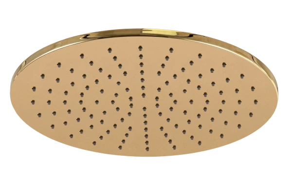 Верхний душ 30 см с шарнирным соединением Remer 359MM30DOX, золото глянцевое