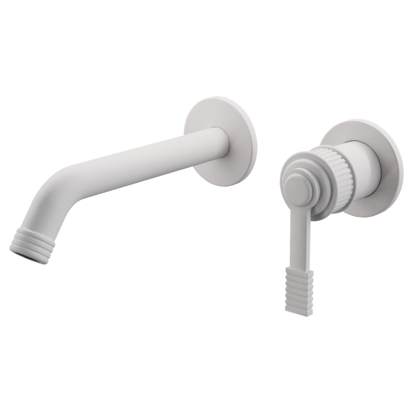 Смеситель для раковины Remer Atelier AL15PLWBBO, белый матовый