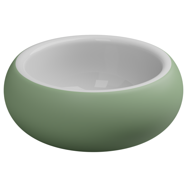 Ванна отдельностоящая 150 см GSG Ceramic Design Petra VAPE031, Salvia Matt