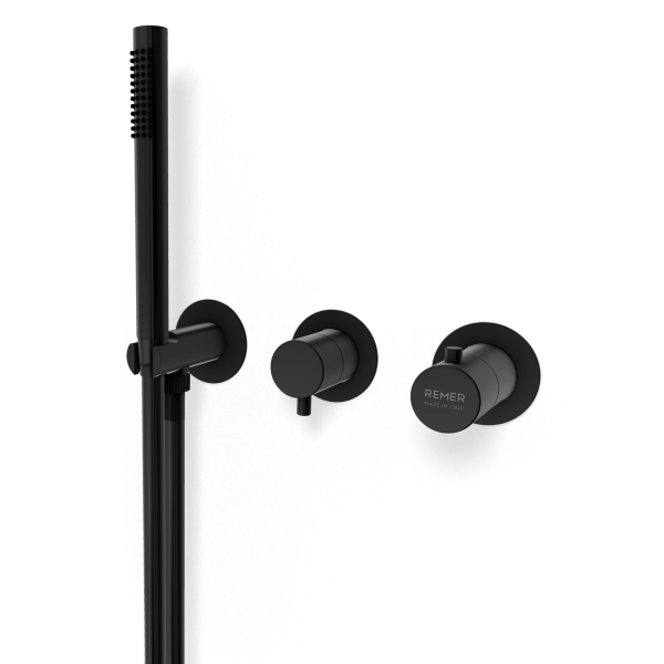 Смеситель для душа Remer X Style XT97D2PWBCFP, черный брашированный хром