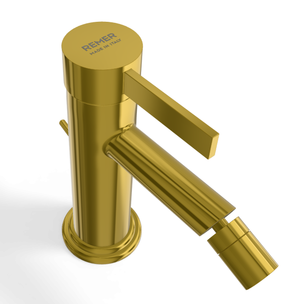 Смеситель для биде Remer Metrica MC20GP, золото глянцевое PVD