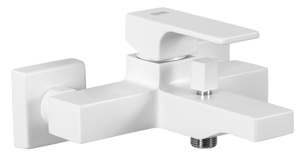 Смеситель для ванны Remer Absolute AU05BO, белый матовый