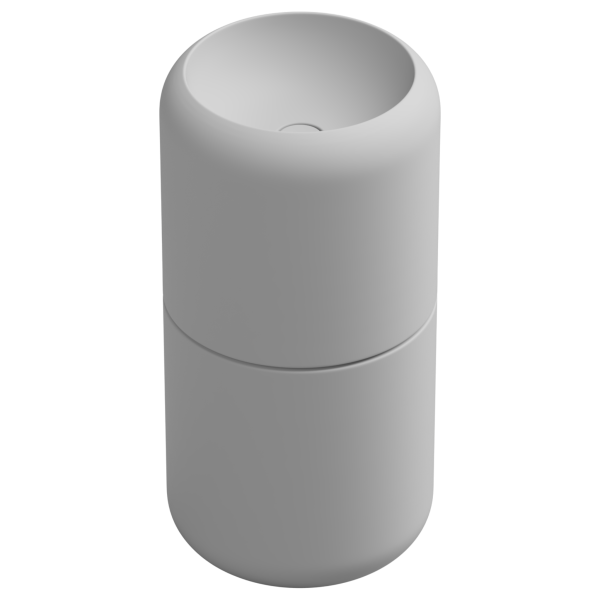 Раковина напольная 42 см GSG Ceramic Design Petra PELAVCOLFS001, белый матовый