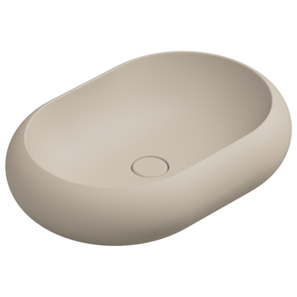 Раковина накладная 60x42 см GSG Ceramic Design Petra PELAV60034, Sabbia Matt