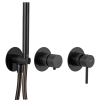 Смеситель для душа Remer X Style X97D3PCFP, черный брашированный хром