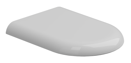 Приставной унитаз Eco Clean (торнадо) с крышкой и креплением GSG Ceramic Design Petra RUPEWCSET01EC000PFI, белый глянцевый