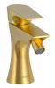 Смеситель для биде Daniel Diva DV604DP, золото брашированное