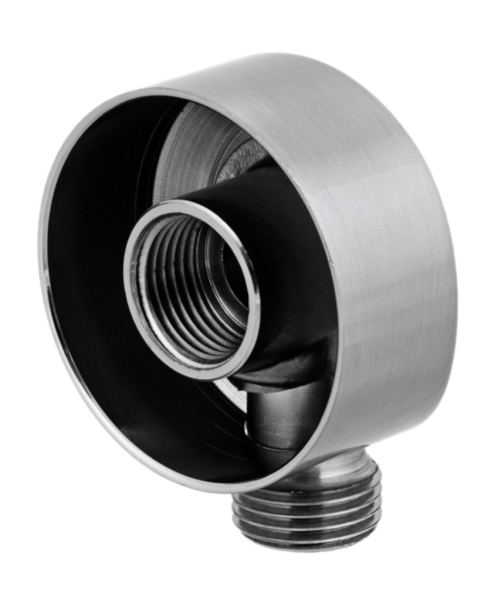 Шланговое подключение для душа Remer 309LNP, никель брашированный