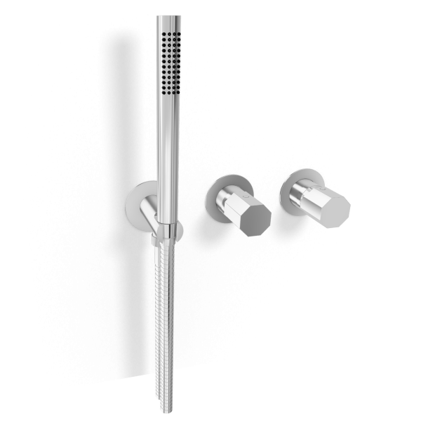 Смеситель для душа Remer Ottagono ON97D3PWB, хром