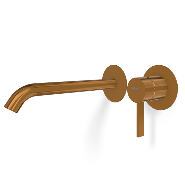 Смеситель для раковины Remer Metrica MC15PWBCU, медь брашированная PVD