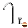 Смеситель для раковины Remer Element ET57LRP, медь брашированная