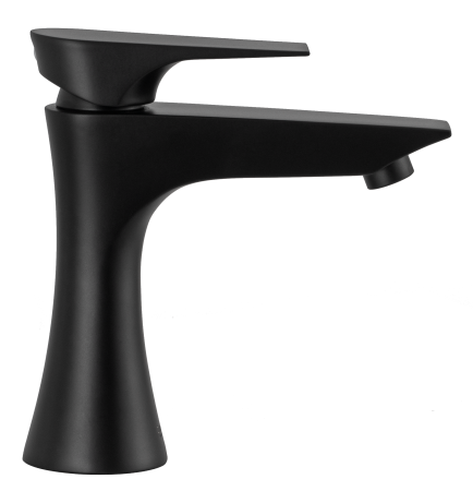 Смеситель для раковины Daniel Diva DV60615, чёрный матовый