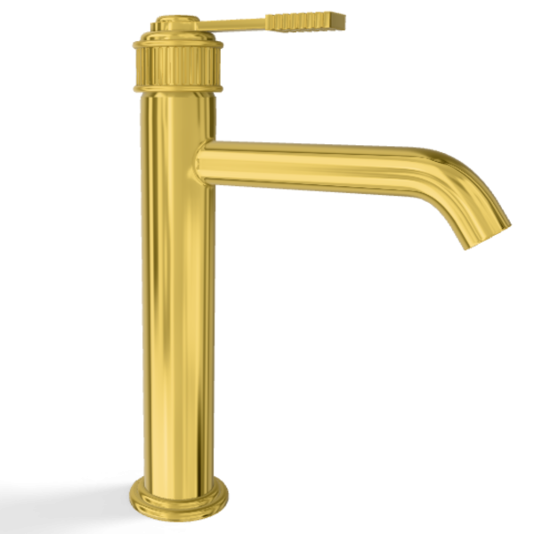 Смеситель для раковины Remer Atelier AL12ADO, золото глянцевое