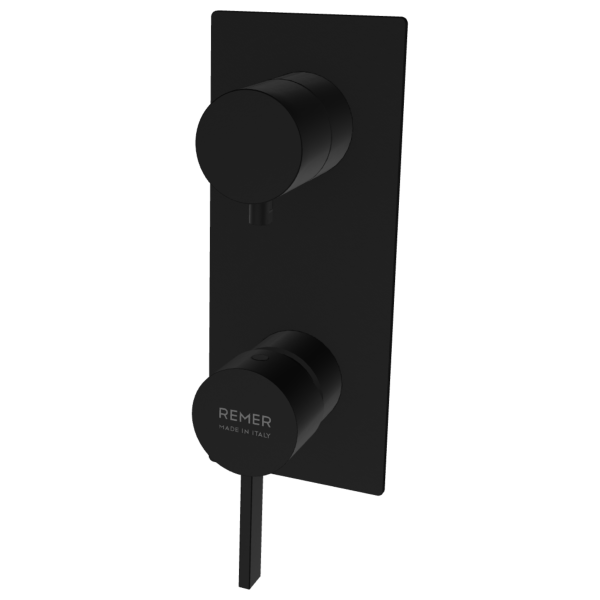 Смеситель для душа Remer Metrica MC93WBNO, черный матовый