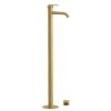 Смеситель для раковины Remer Atelier AL18BG, золото брашированное